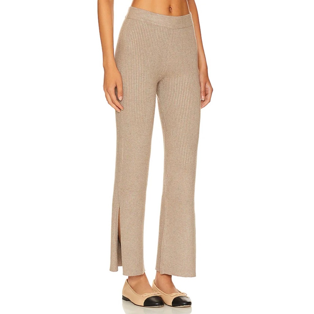 Revolve 525 America Gabby Pants in Heather High Waisted Rib Knit Small NWT